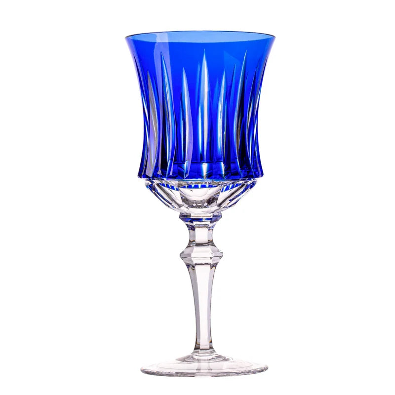 Taça de Cristal Vivaldi Flauta para Água Overlay Mozart Crystal By Frederico Strauss - 360ml - Flauta 66
