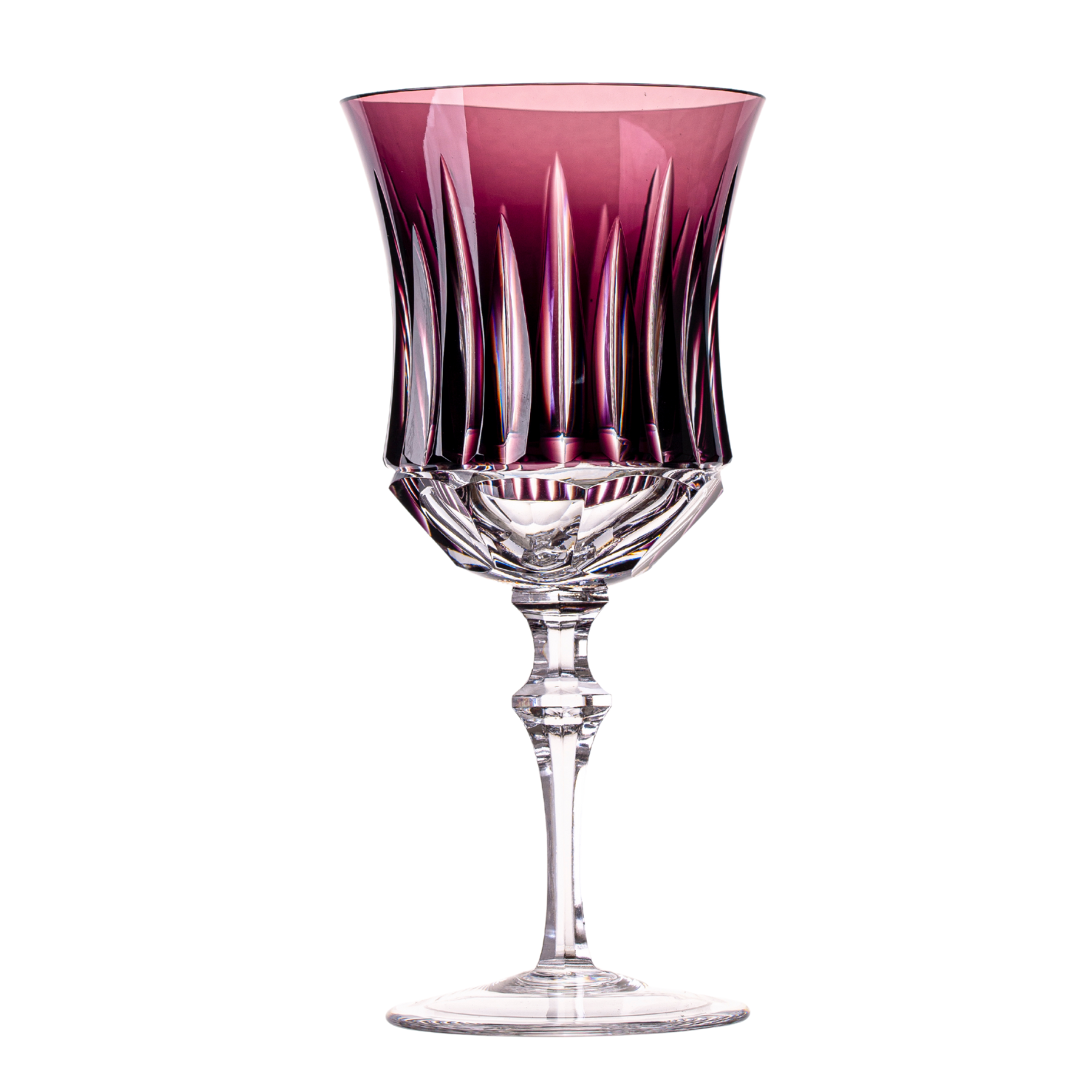 Taça de Cristal Vivaldi Flauta para Água Overlay Mozart Crystal By Frederico Strauss - 360ml - Flauta 66