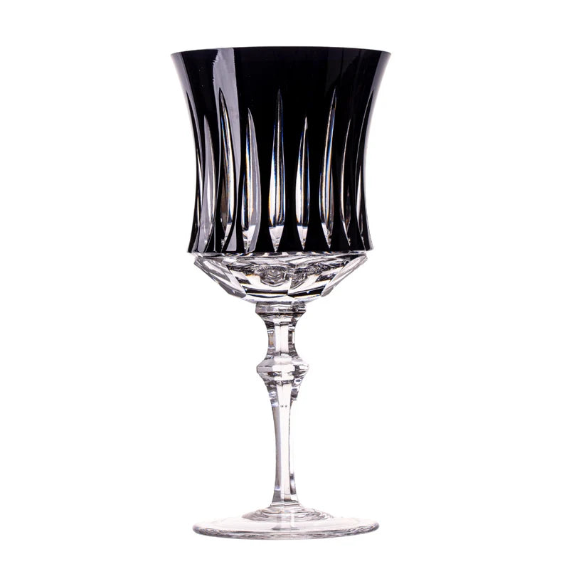 Taça de Cristal Vivaldi Flauta para Água Overlay Mozart Crystal By Frederico Strauss - 360ml - Flauta 66