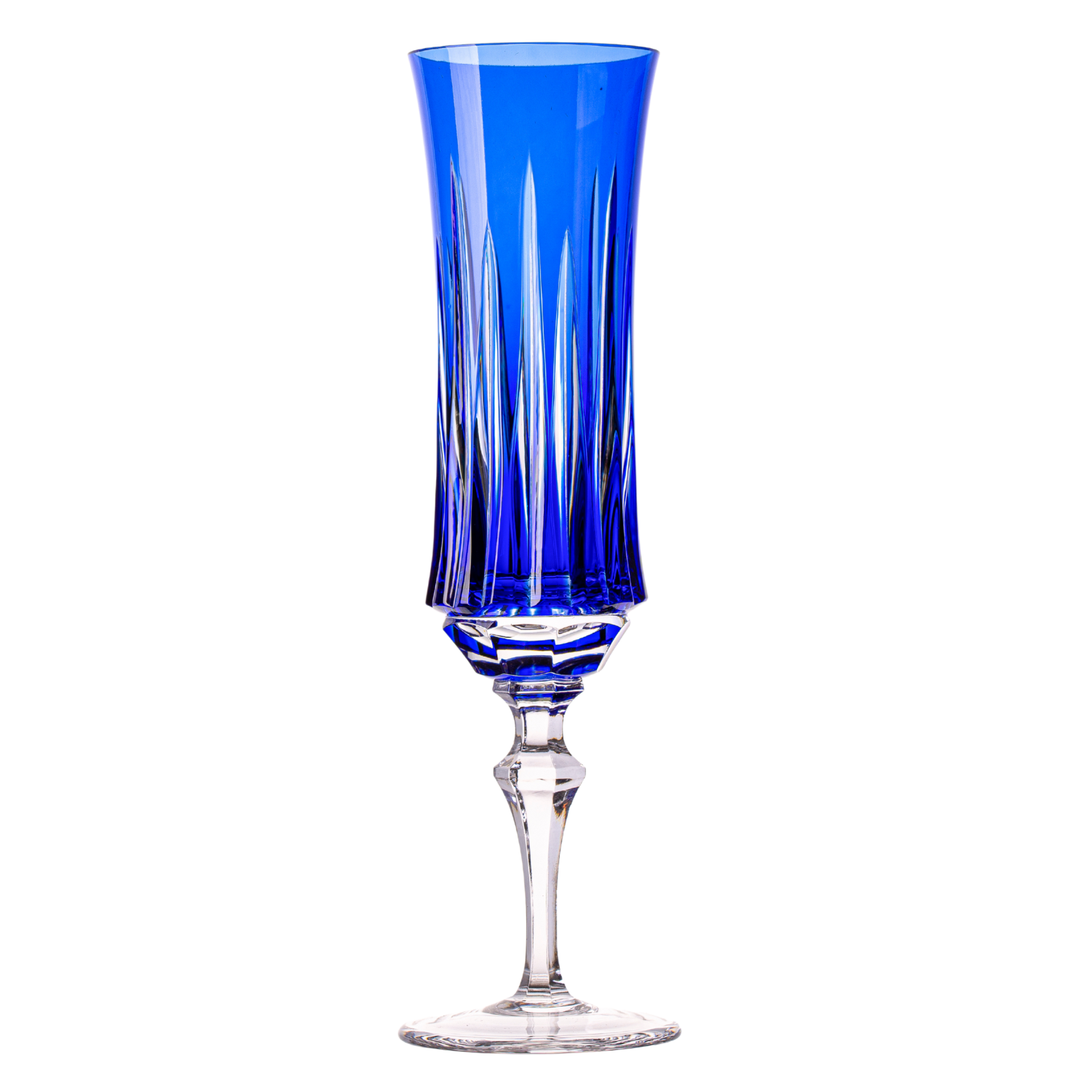 Taça de Cristal Vivaldi para Champagne Overlay Mozart Crystal By Frederico Strauss - 360ml - Flauta 66