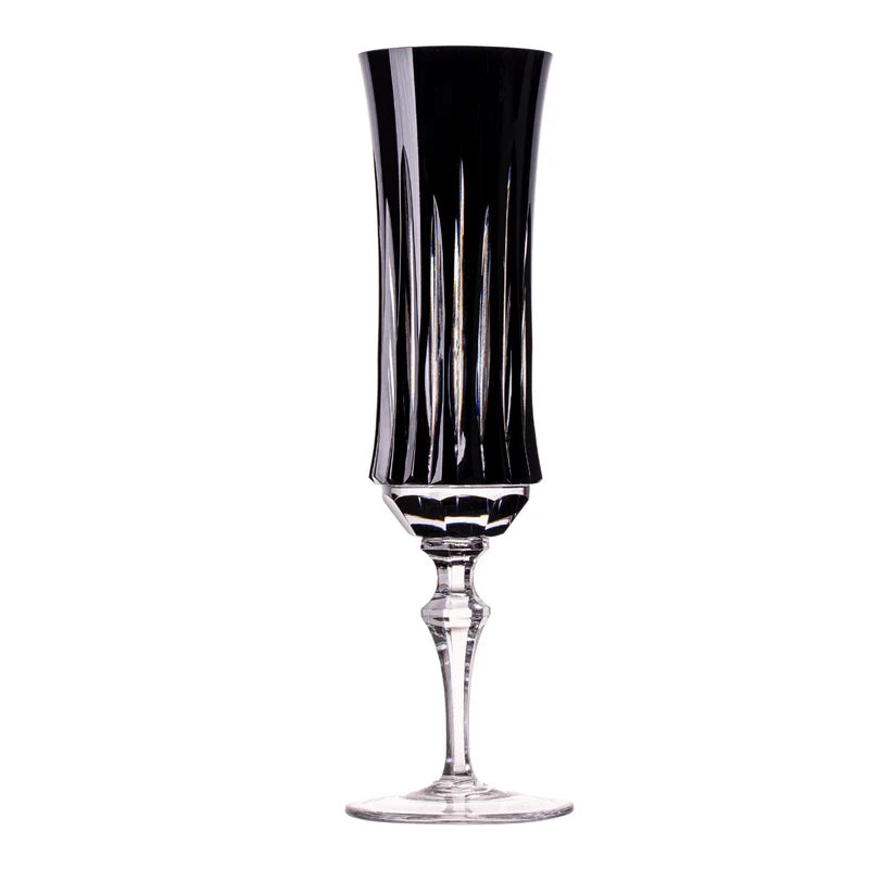 Taça de Cristal Vivaldi para Champagne Overlay Mozart Crystal By Frederico Strauss - 360ml - Flauta 66