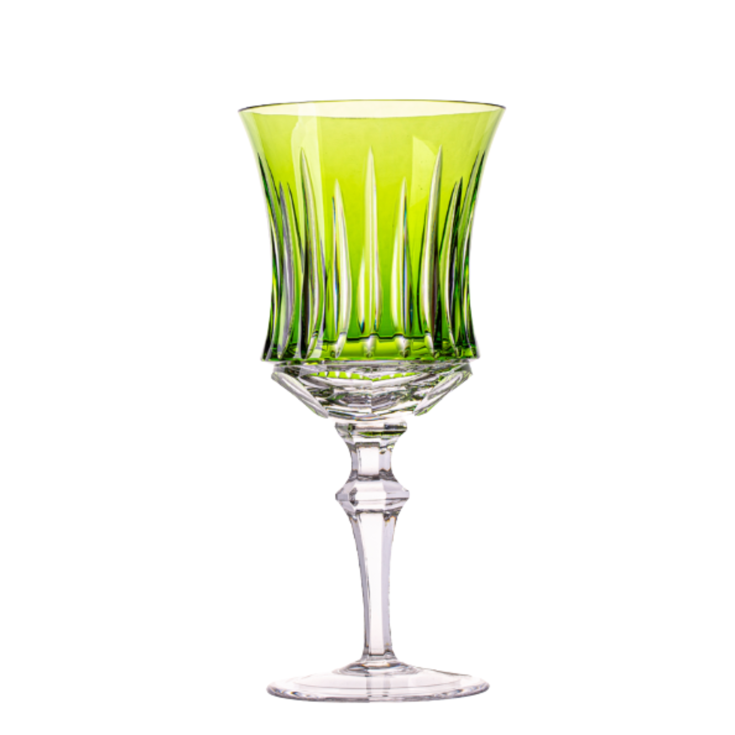 Taça de Cristal Vivaldi para Vinho Branco Overlay Mozart Crystal By Frederico Strauss - 270ml - Flauta 66