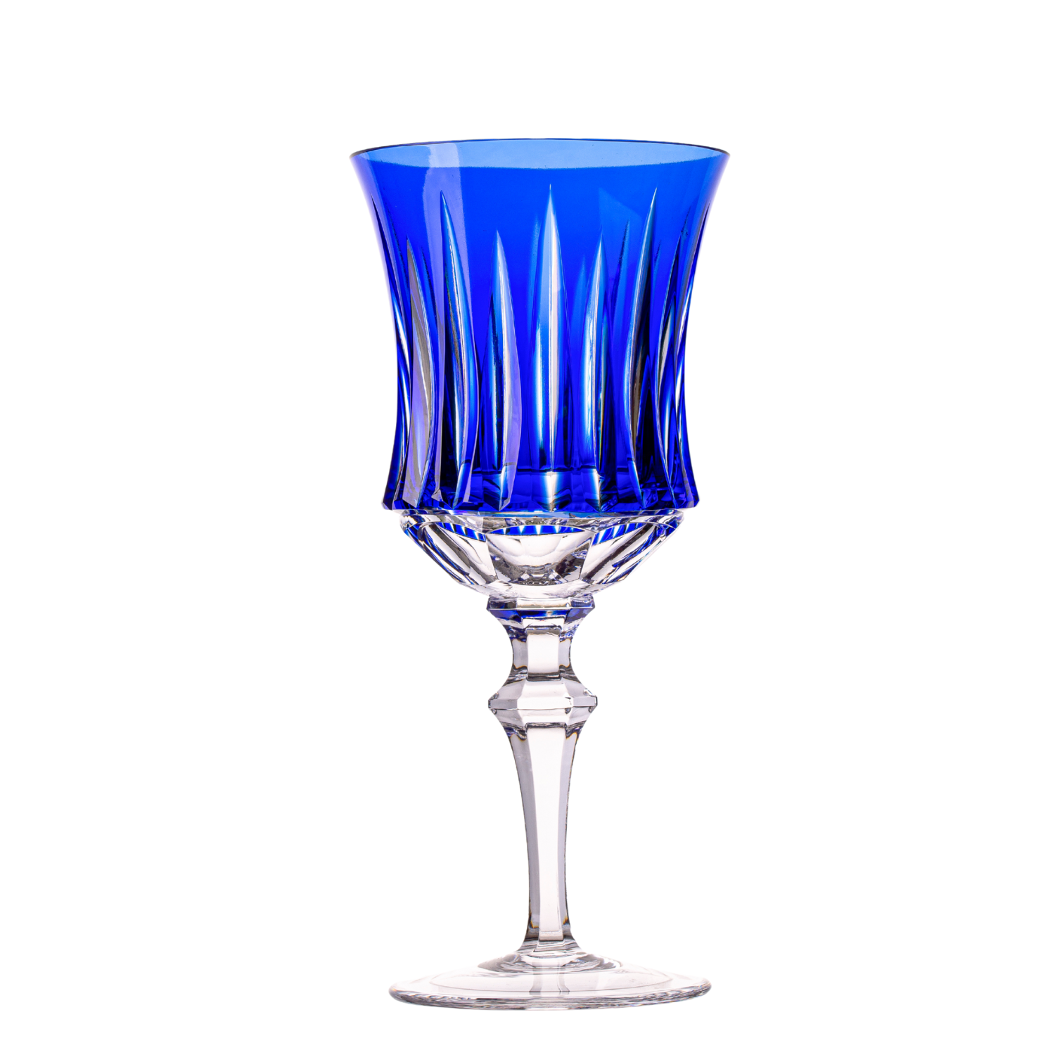 Taça de Cristal Vivaldi para Vinho Branco Overlay Mozart Crystal By Frederico Strauss - 270ml - Flauta 66
