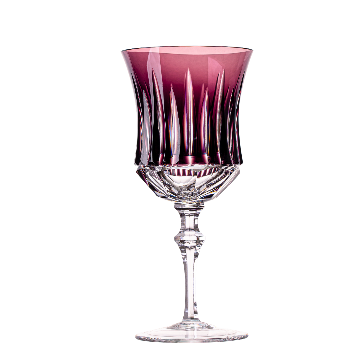 Taça de Cristal Vivaldi para Vinho Branco Overlay Mozart Crystal By Frederico Strauss - 270ml - Flauta 66