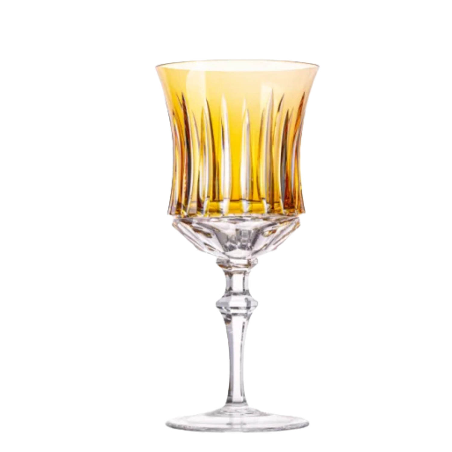 Taça de Cristal Vivaldi para Vinho Branco Overlay Mozart Crystal By Frederico Strauss - 270ml - Flauta 66