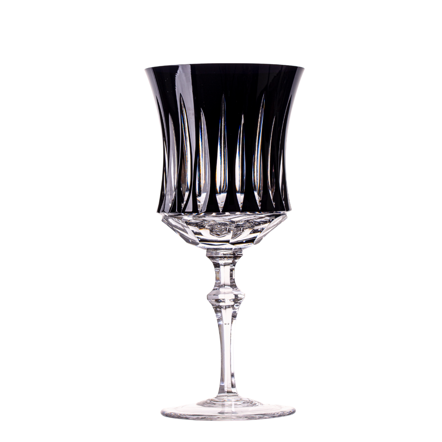 Taça de Cristal Vivaldi para Vinho Branco Overlay Mozart Crystal By Frederico Strauss - 270ml - Flauta 66
