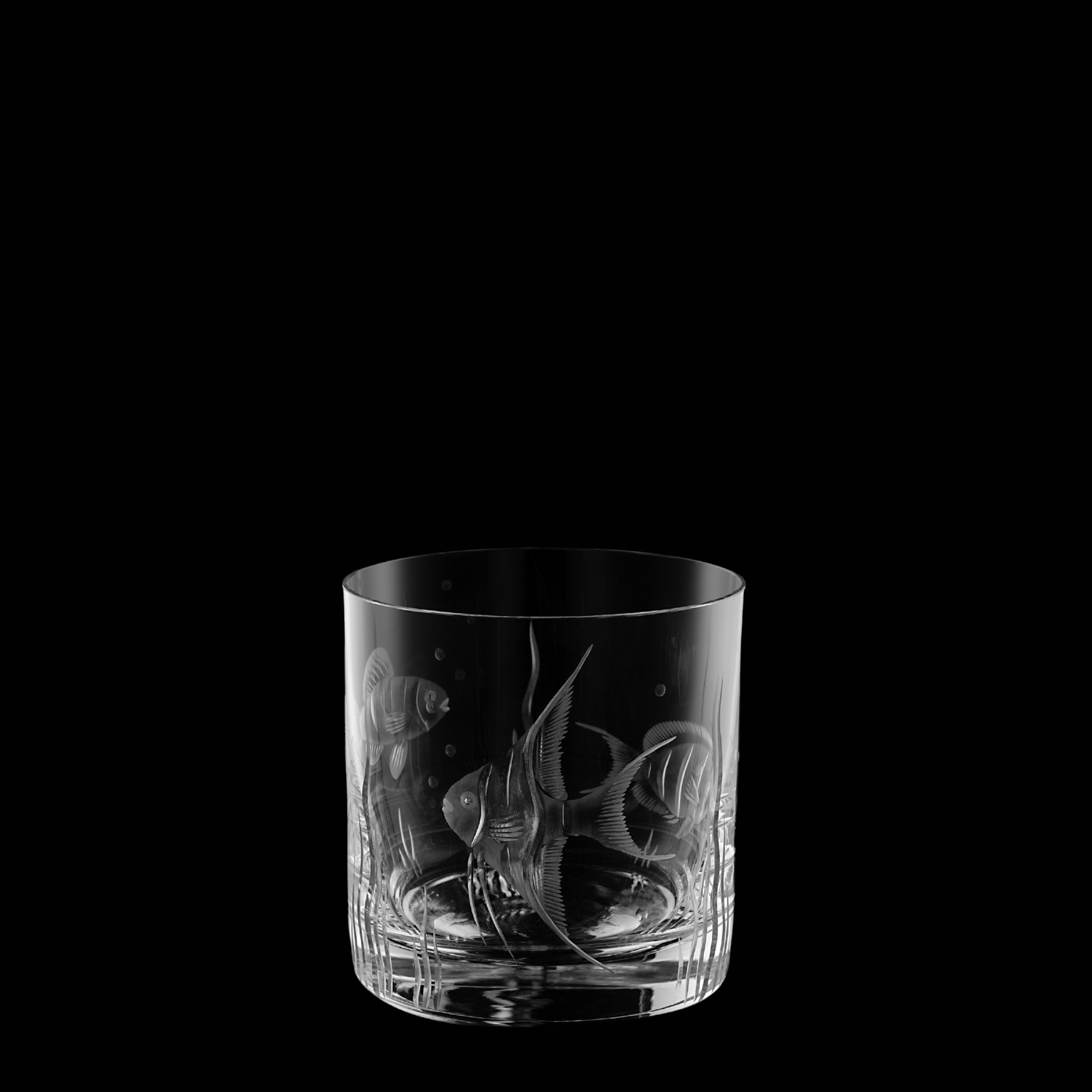 Copo de Cristal Double Blend Mar Mozart Crystal By Frederico Strauss - LapidArte