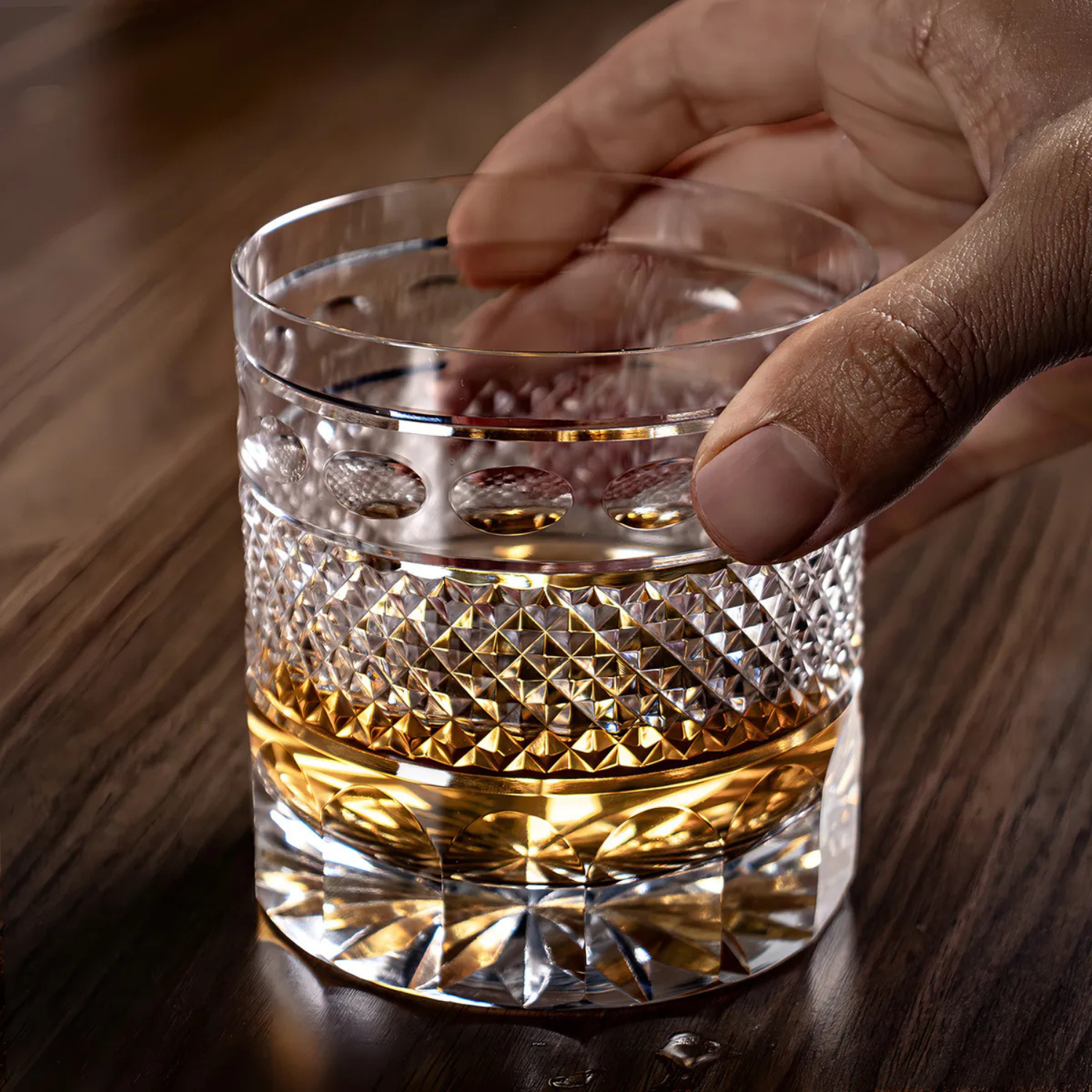 Jogo de 2 Copos de Cristal Double Blend Mozart Crystal By Frederico Strauss - 400ml - Agente Secreto