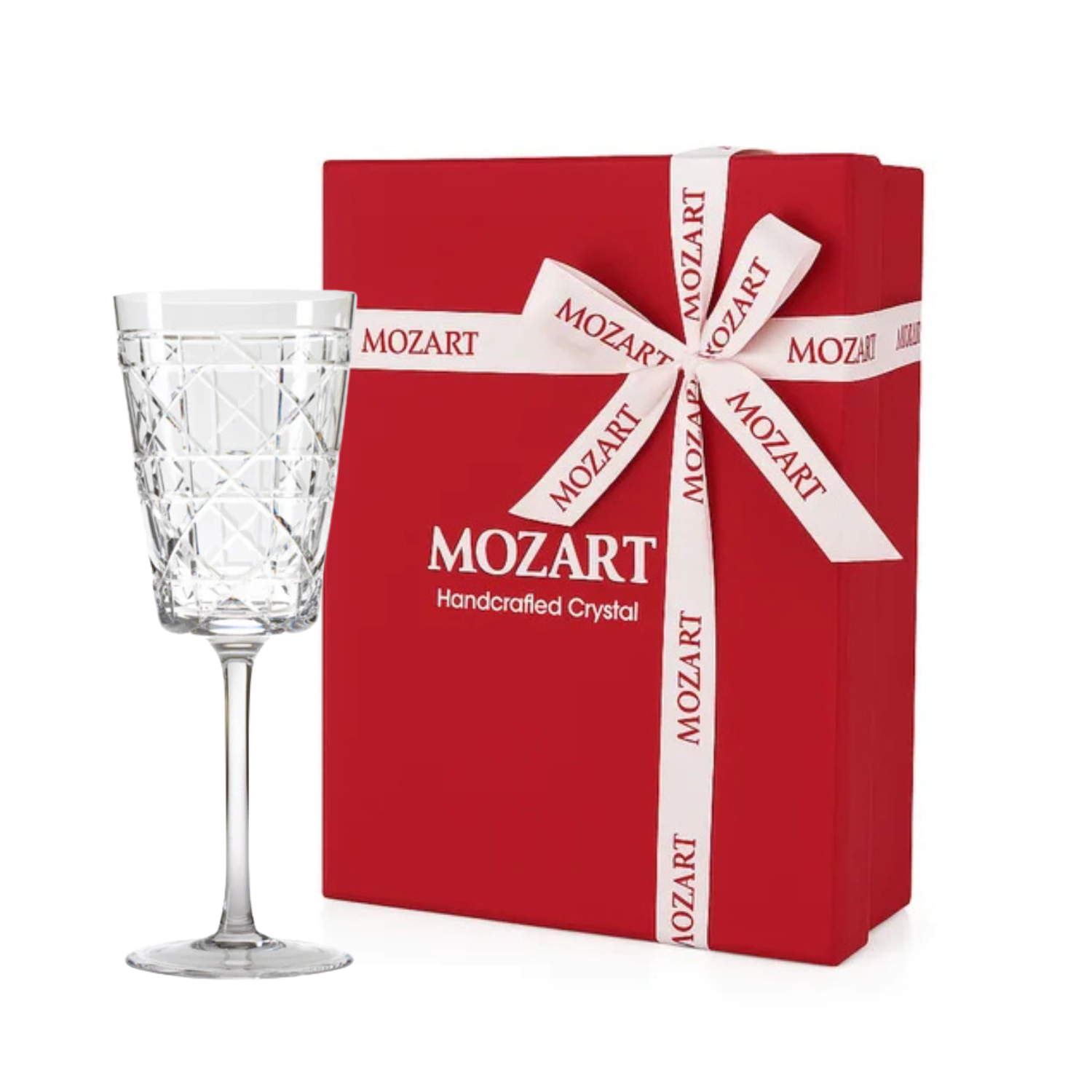 Conjunto 6 Taças de Cristal para Vinho Tinto C/ Caixa de Presente - Casa de Bragança