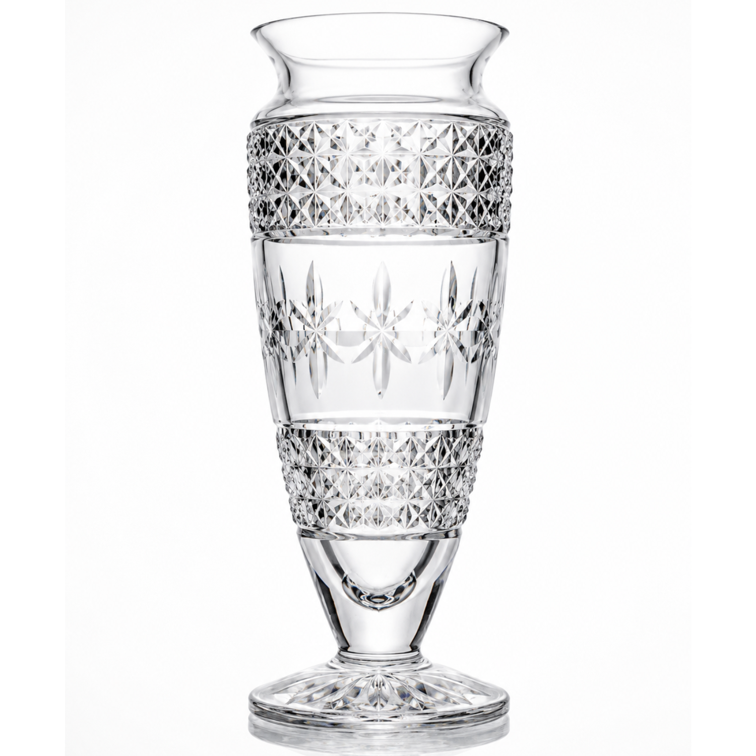 Vaso de Cristal Mozart Crystal By Frederico Strauss - 20 cm - Rosas do Vento