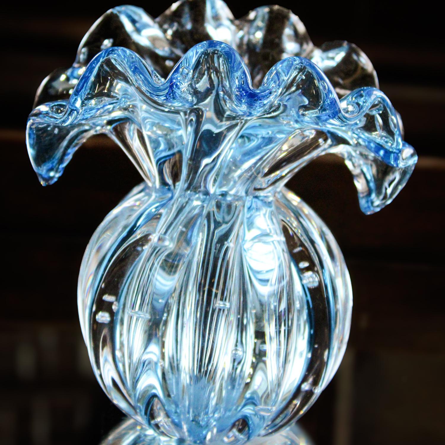 Vaso em Murano Firenze Blu