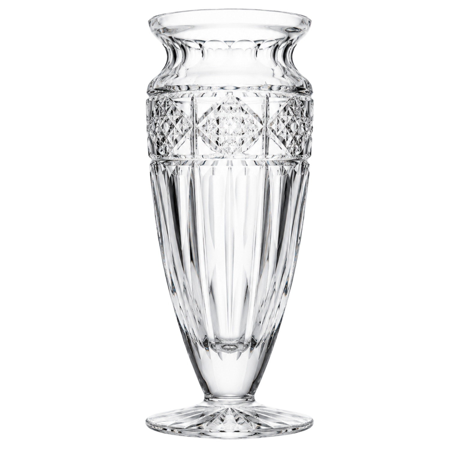 Vaso de Cristal Mozart Crystal By Frederico Strauss - 20 cm - Princesa Isabel