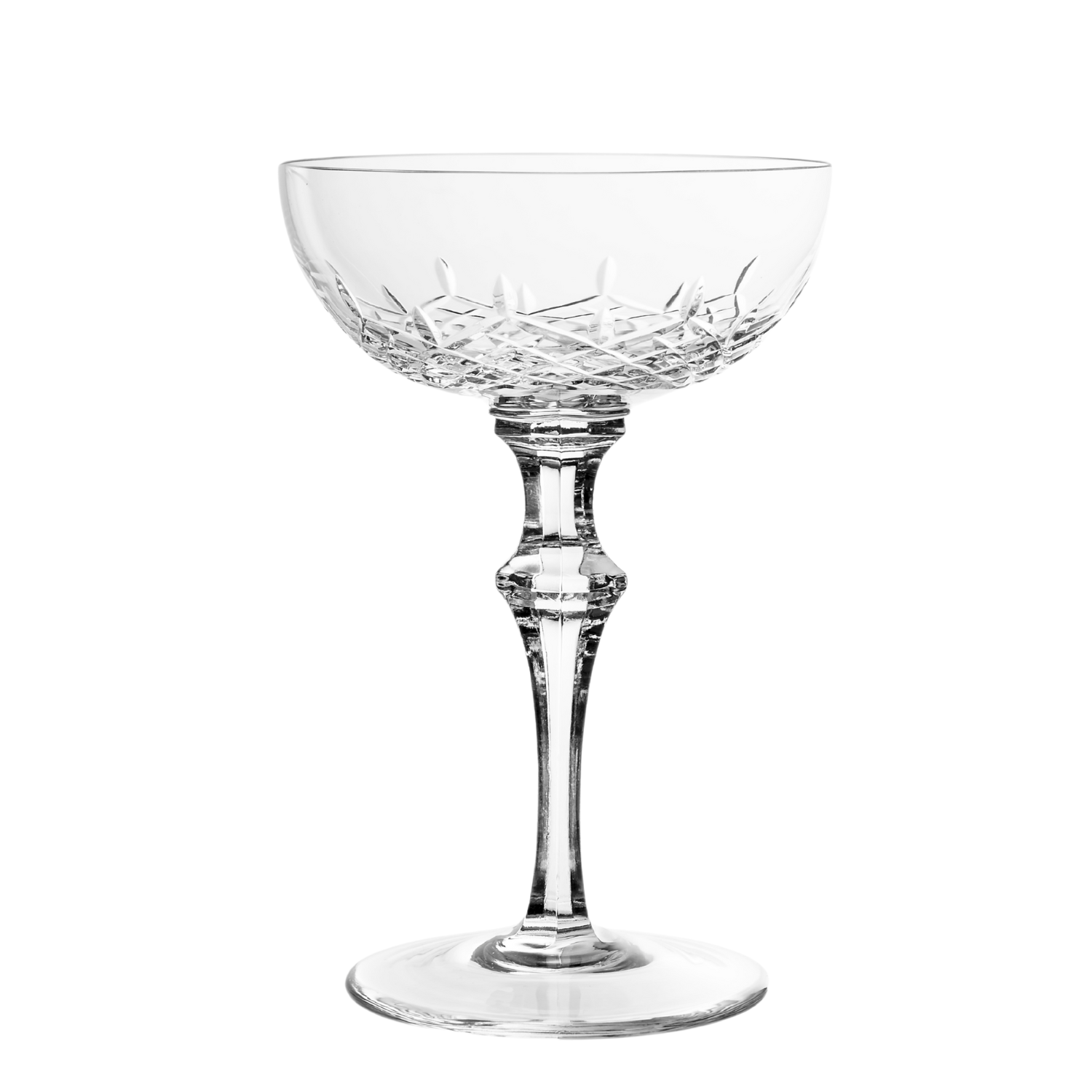 Taça de Cristal Brut Imperial Coupé Lapidado 01 Mozart Crystal By Frederico Strauss