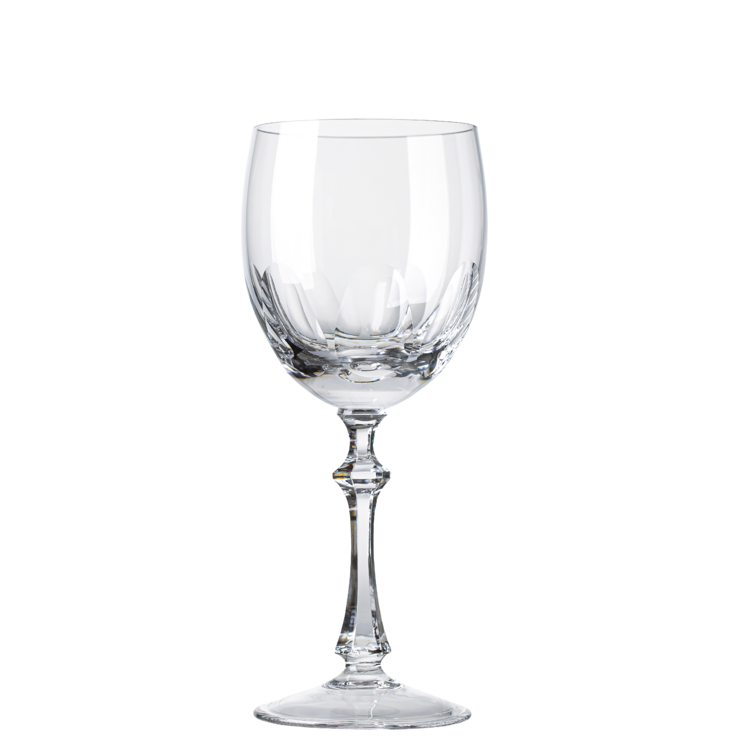 Jogo de 6 Taças de Cristal Réquiem para Vinho Branco Mozart Crystal By Frederico Strauss Lapidado 65