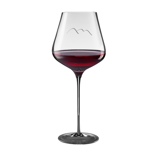 Taça de Cristal Altos Montes Com Logo Mozart Crystal By Frederico Strauss - 590ml - Expert