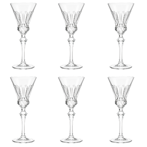 Jogo de 6 Taças de Cristal para Vinho Tinto Mozart Crystal By Frederico Strauss - Princesa Isabel 11