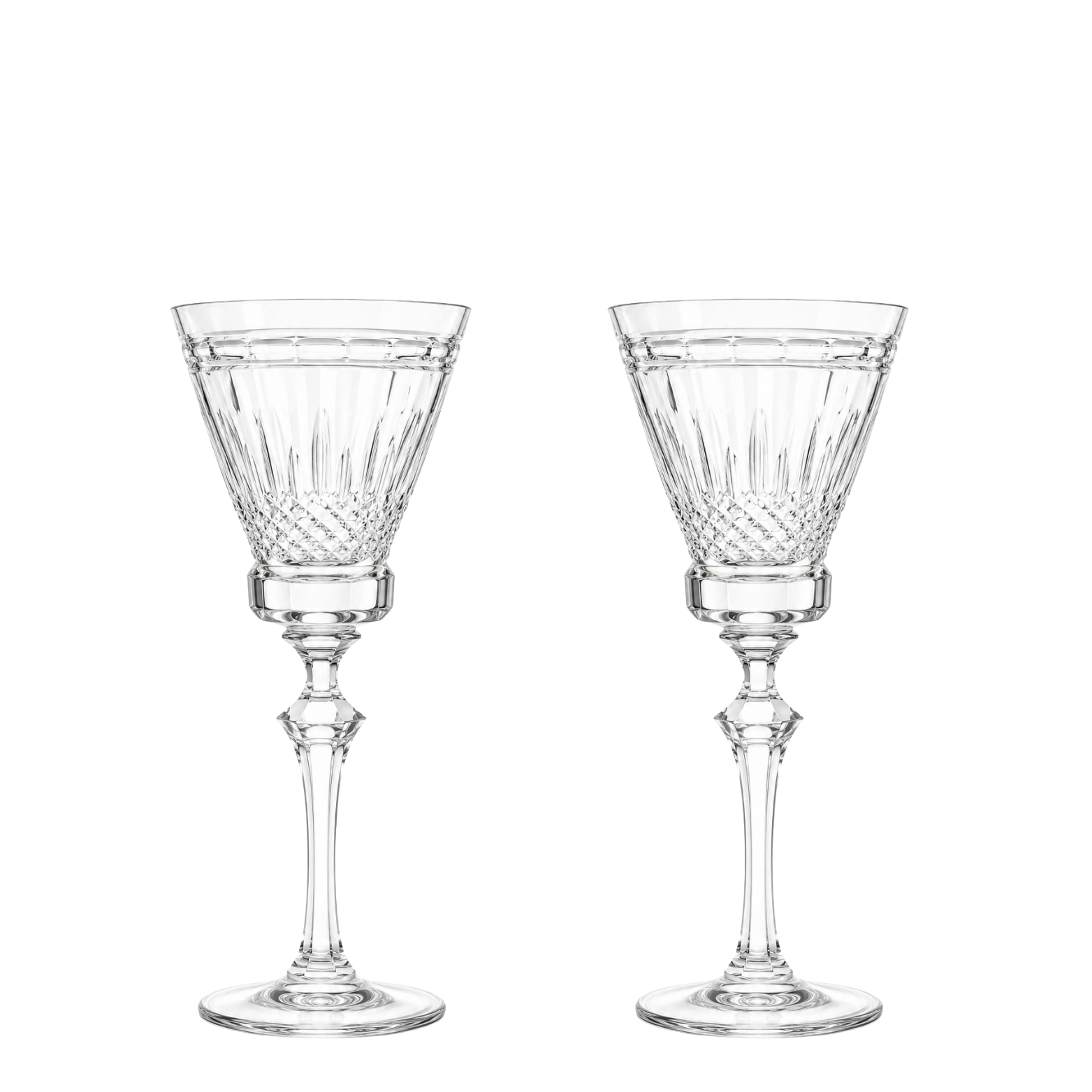 Jogo de 2 Taças de Cristal para Água Mozart Crystal By Frederico Strauss - Princesa Isabel 68