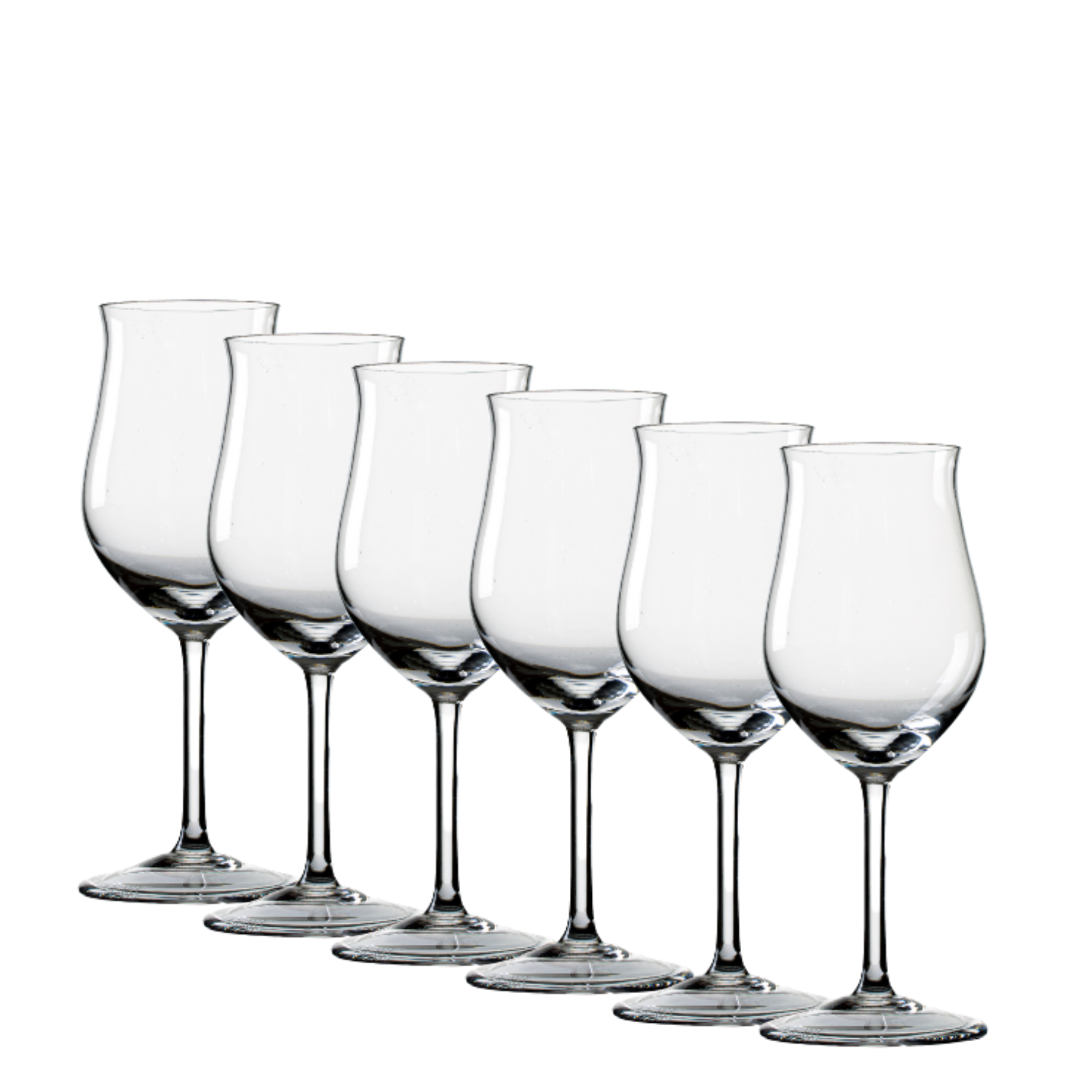 Jogo de 6 Taças de Cristal para Vinho do Porto Mozart Crystal By Frederico Strauss - 180ml - Sinfonia