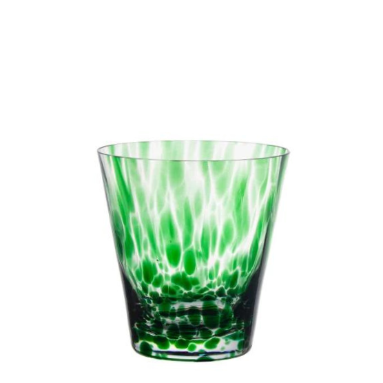 Copo de Cristal Casual Murano Colors Verde Mozart Crystal By Frederico Strauss