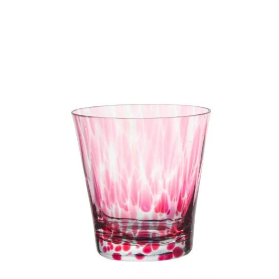 Copo de Cristal Casual Murano Colors Rubi Mozart Crystal By Frederico Strauss