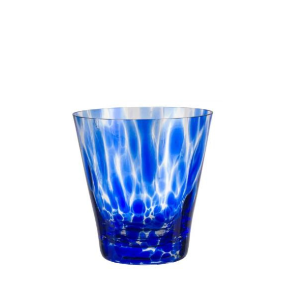 Copo de Cristal Casual Murano Colors Azul Mozart Crystal By Frederico Strauss