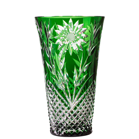 Vaso de Cristal Mozart Crystal By Frederico Strauss - 28 cm - Girassol