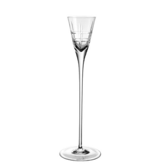 Jogo de 6 Taças de Cristal Digestiva para Licor Lapidado 41 Mozart Crystal By Frederico Strauss