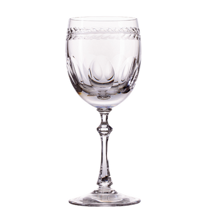 Jogo de 6 Taças de Cristal Réquiem para Vinho Tinto Lapidado 17 Mozart Crystal By Frederico Strauss