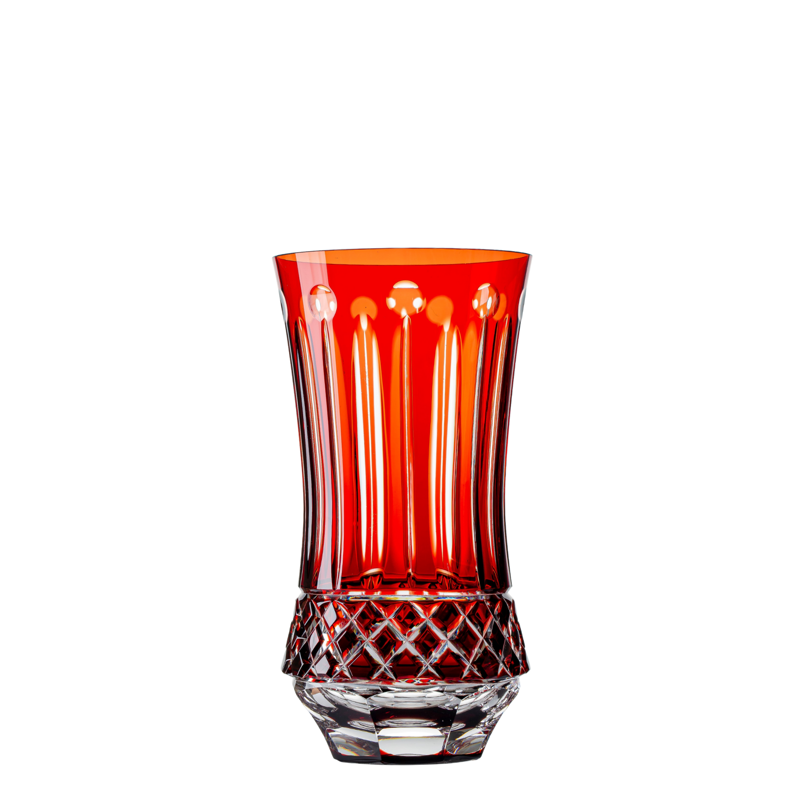 Copo de Cristal Flauta para Long Drink Lapidado 69 Mozart Crystal By Frederico Strauss
