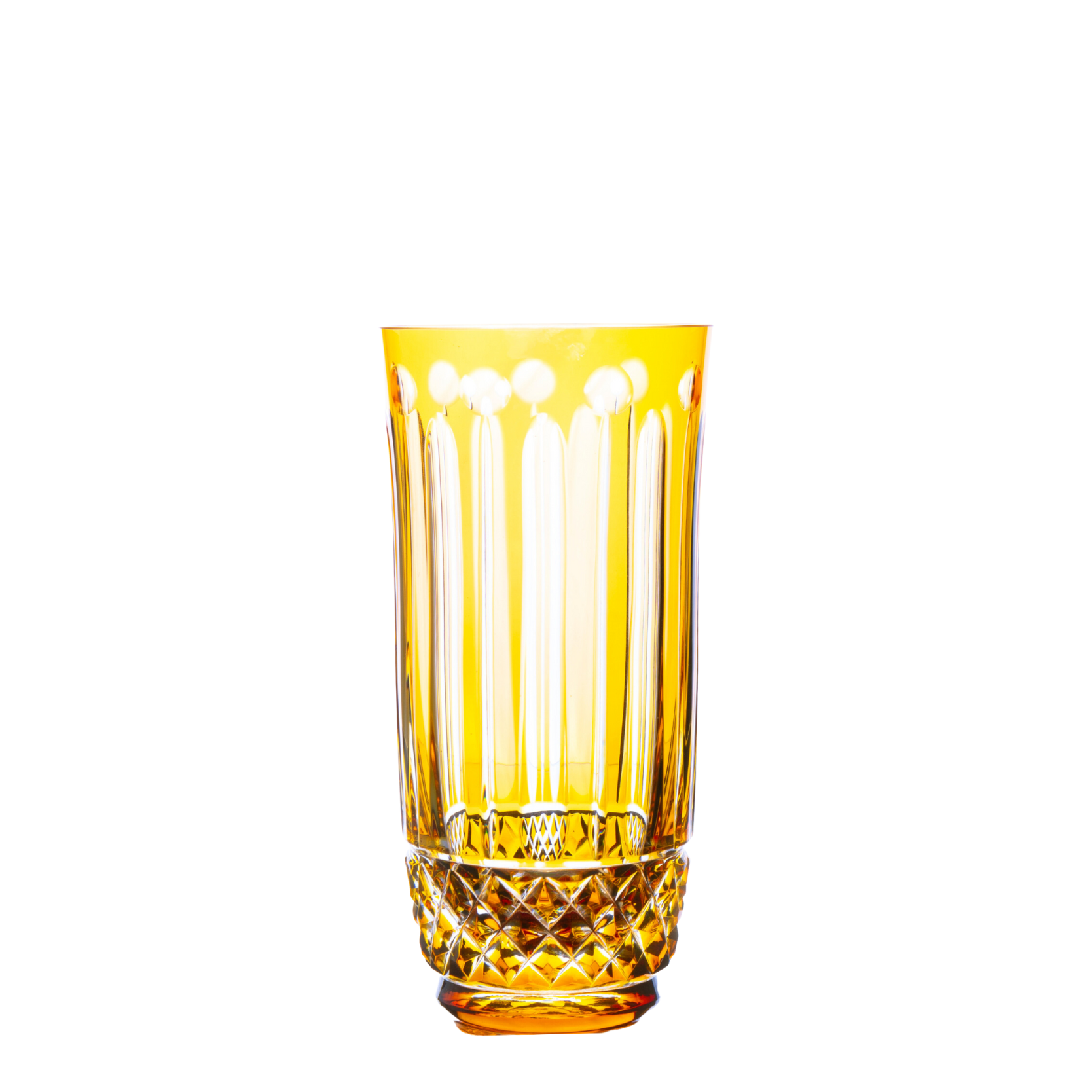Copo de Cristal Sonata para Long Drink Lapidado 69 Mozart Crystal By Frederico Strauss