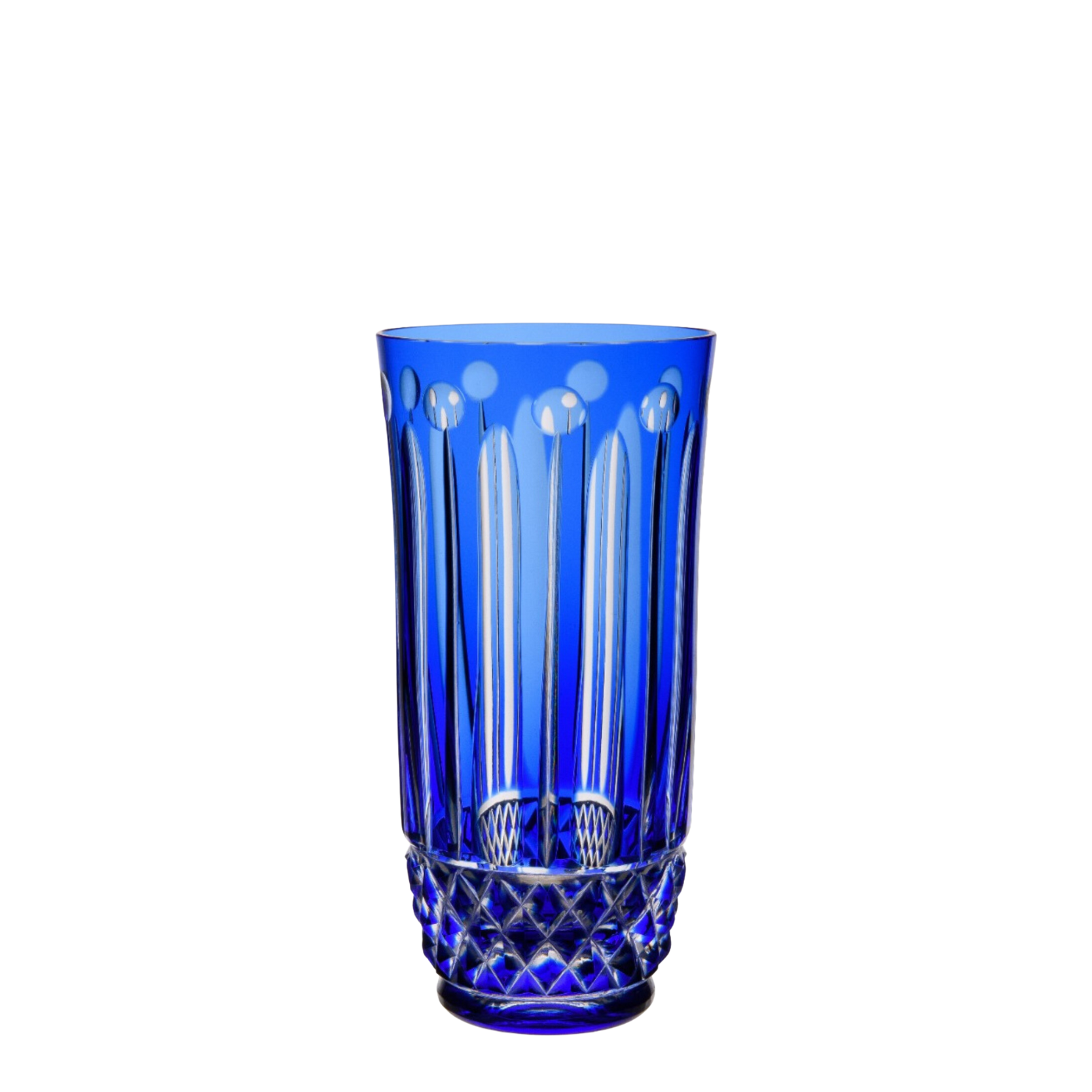Copo de Cristal Sonata para Long Drink Lapidado 69 Mozart Crystal By Frederico Strauss