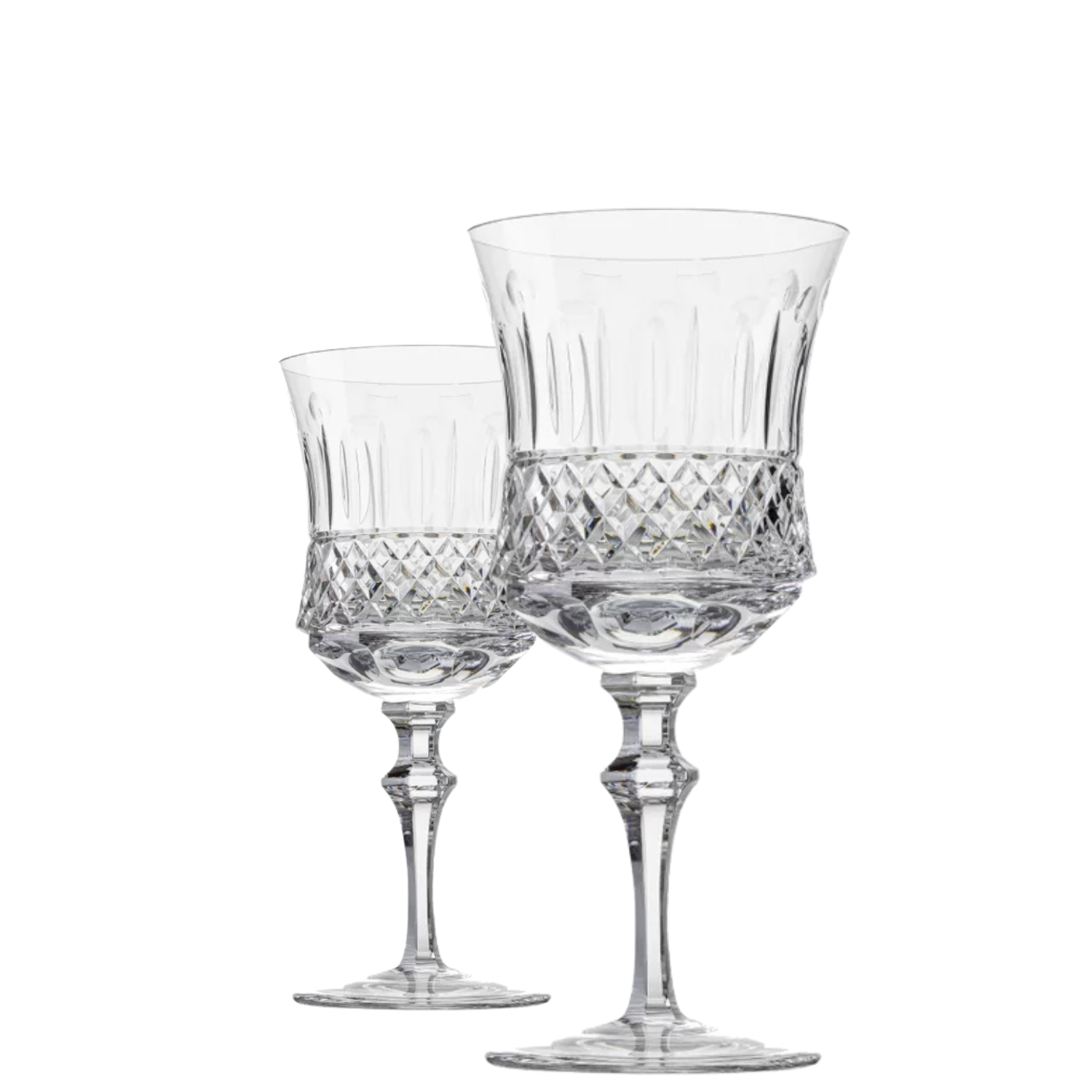 Jogo de 2 Taças de Cristal para Água Mozart Crystal By Frederico Strauss - 360ml - Flauta