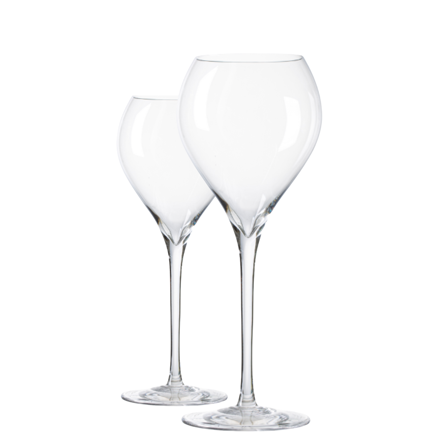 Jogo de 2 Taças de Cristal Blumenau para Champagne Mozart Crystal By Frederico Strauss - 320ml - Sinfonia