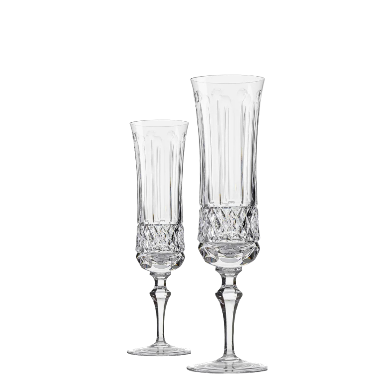 Jogo de 2 Taças de Cristal para Champagne Mozart Crystal By Frederico Strauss - 195ml - Flauta 69