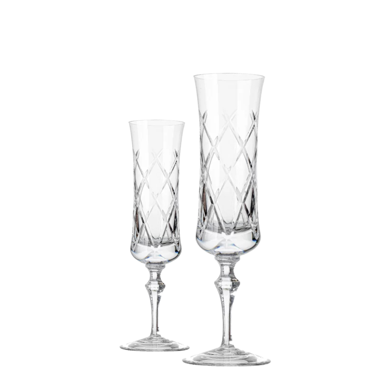 Jogo de 2 Taças de Cristal Vivaldi para Champagne Mozart Crystal By Frederico Strauss - 195ml - Flauta