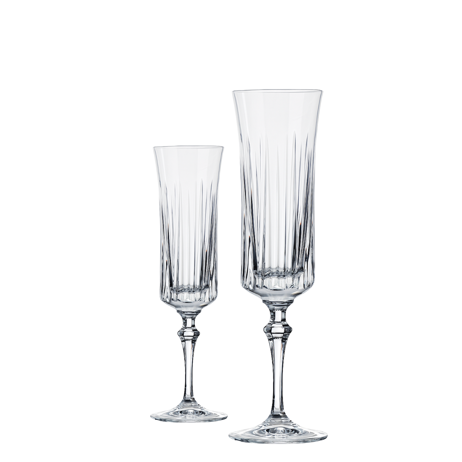 Jogo de 2 Taças de Cristal Vivaldi para Champagne Mozart Crystal By Frederico Strauss - 195ml - Flauta 66