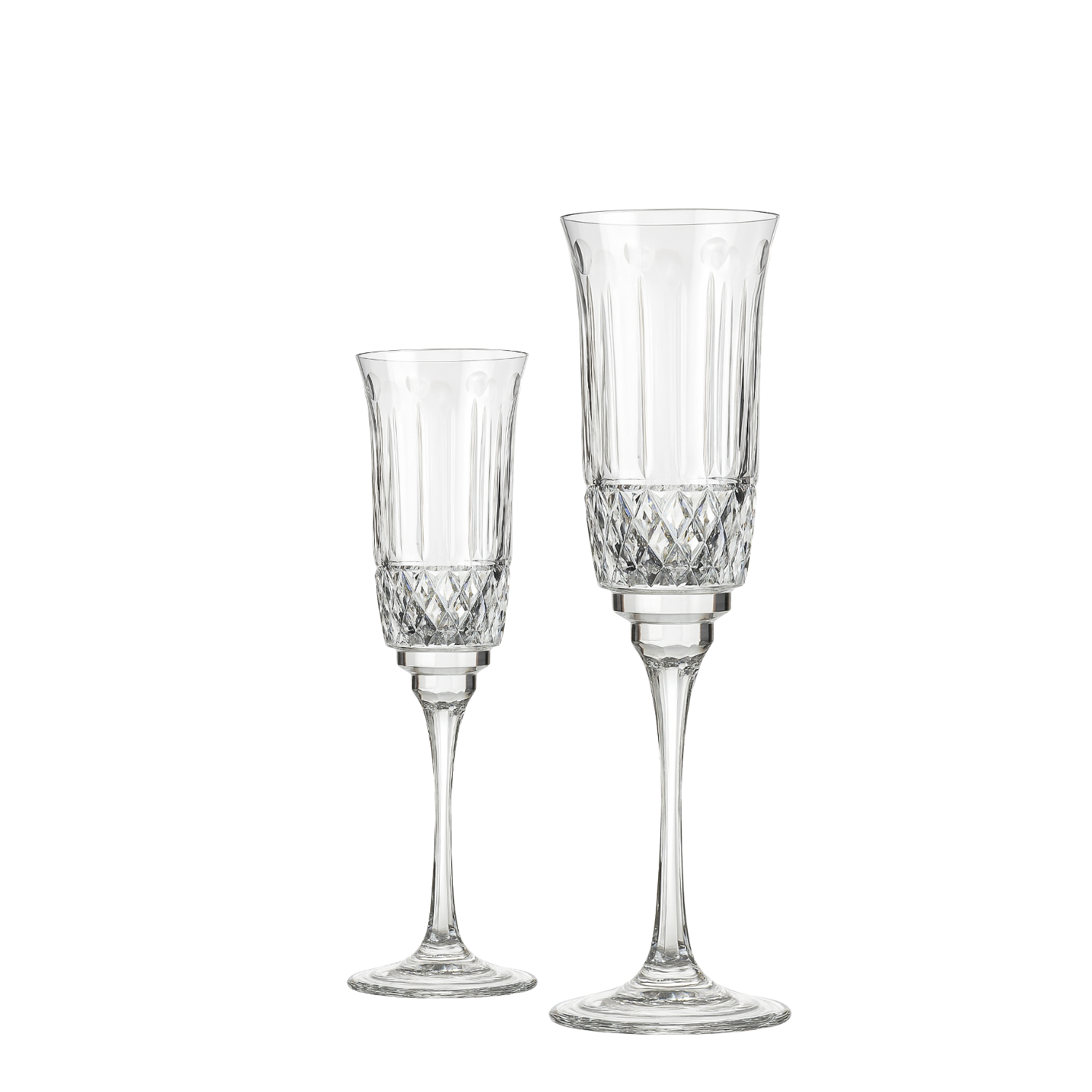 Jogo de 2 Taças de Cristal para Champagne Mozart Crystal By Frederico Strauss - 190ml - Sonata 69