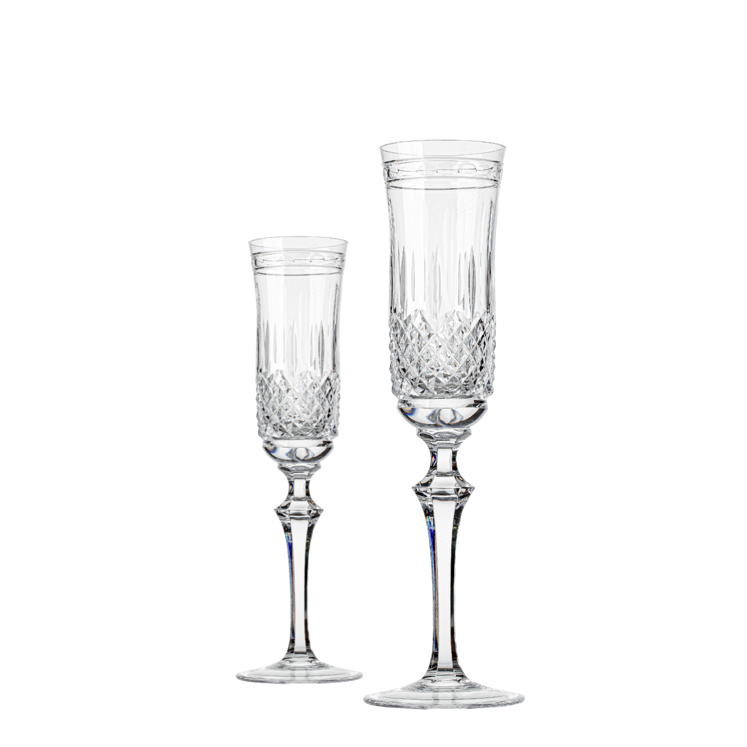 Jogo de 2 Taças de Cristal para Champagne Mozart Crystal By Frederico Strauss - 225ml - Serenata 68