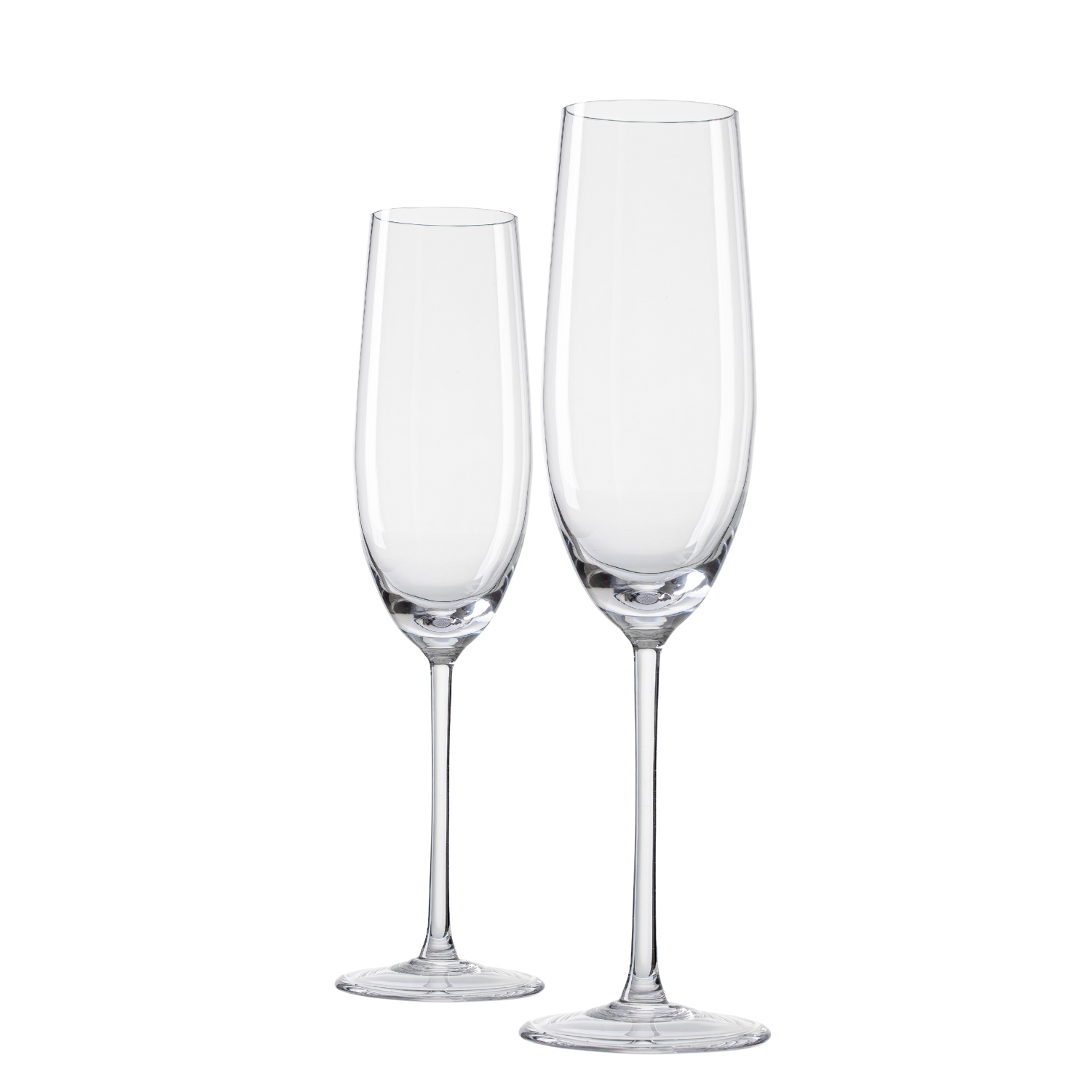 Jogo de 2 Taças de Cristal para Champagne Mozart Crystal By Frederico Strauss - 235ml - Concerto