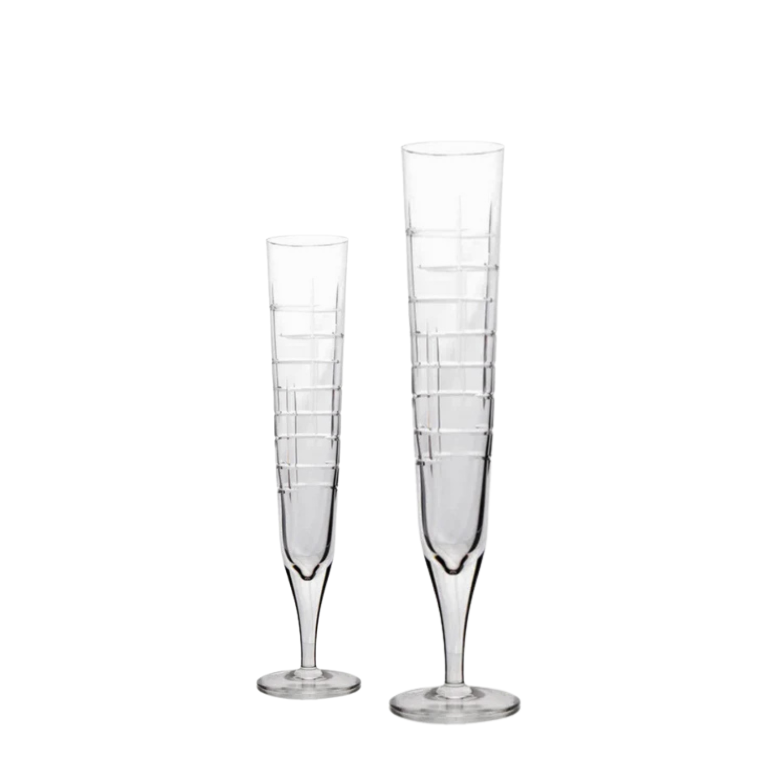 Jogo de 2 Taças de Cristal para Champagne Mozart Crystal By Frederico Strauss - 200ml - Country Club 30