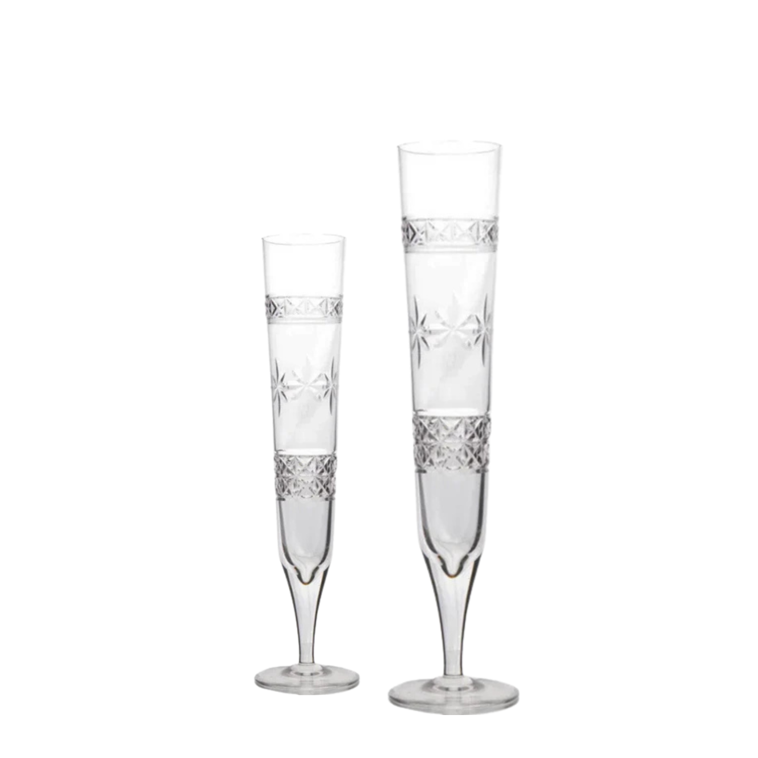 Jogo de 2 Taças de Cristal para Champagne Mozart Crystal By Frederico Strauss - 200ml - Country Club 91