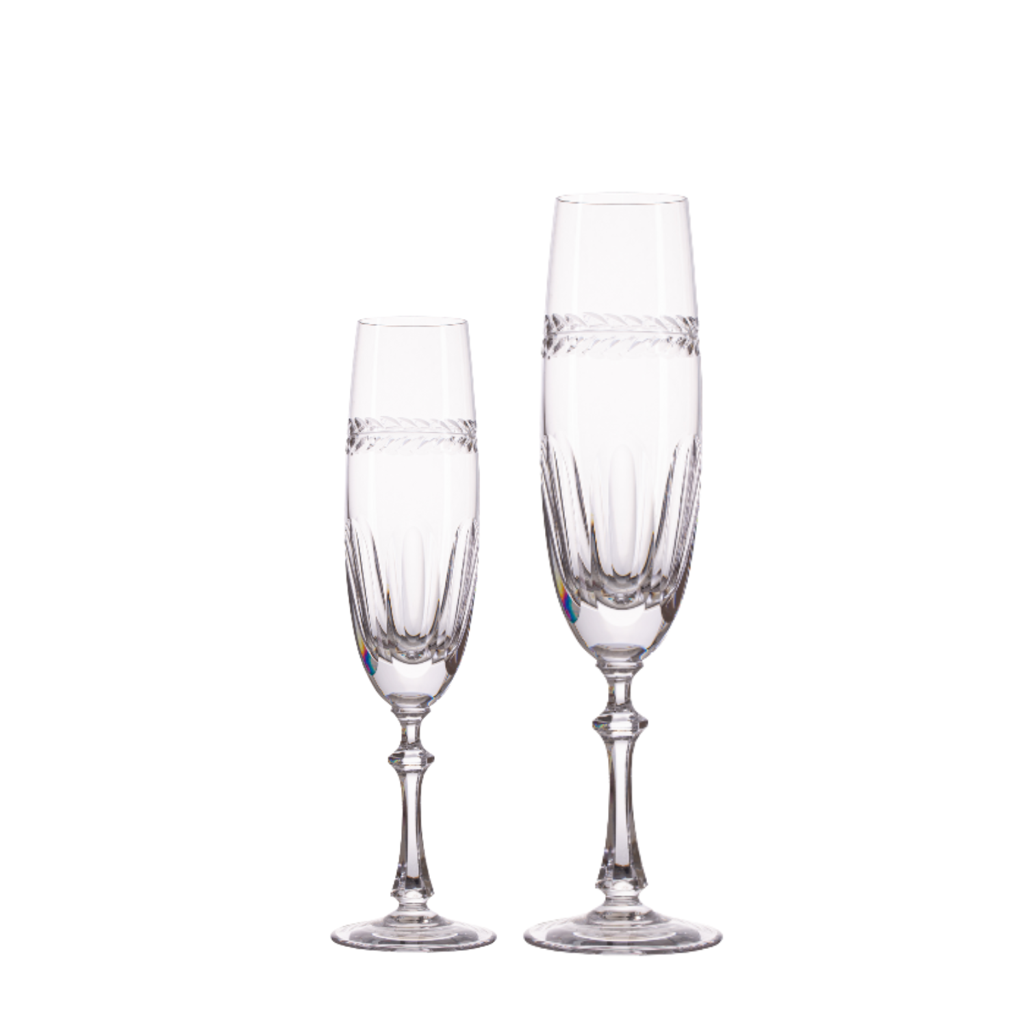 Jogo de 2 Taças de Cristal para Champagne Mozart Crystal By Frederico Strauss - 225ml - Réquiem 17