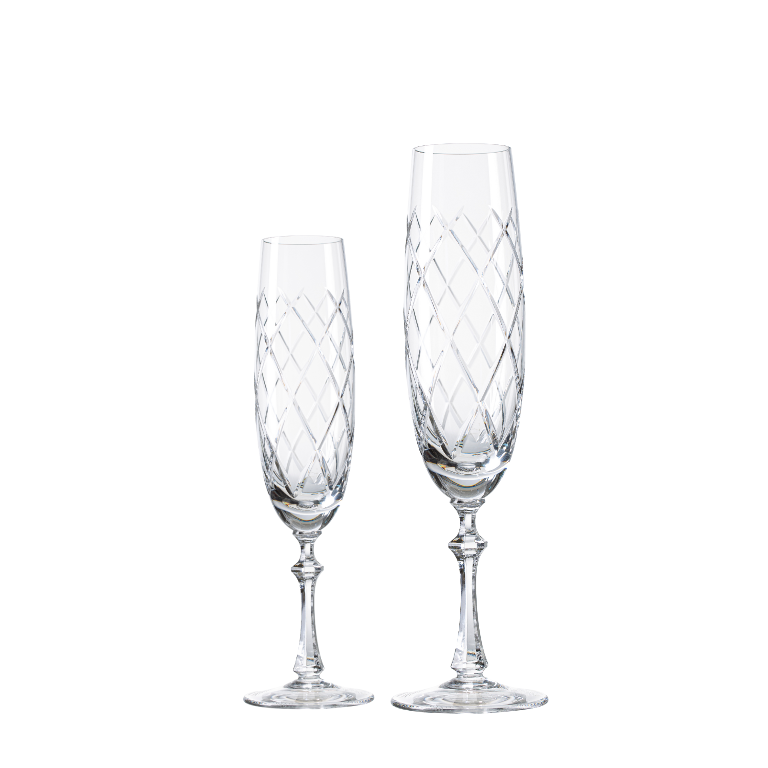 Jogo de 2 Taças de Cristal Vivaldi para Champagne Mozart Crystal By Frederico Strauss - 225ml - Réquiem 33