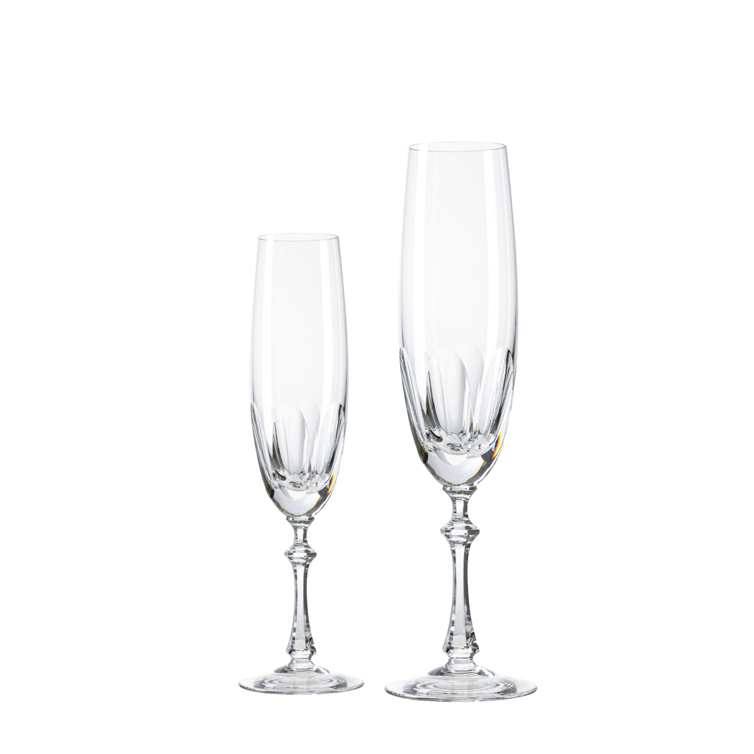 Jogo de 2 Taças de Cristal para Champagne Mozart Crystal By Frederico Strauss - 225ml - Réquiem 65