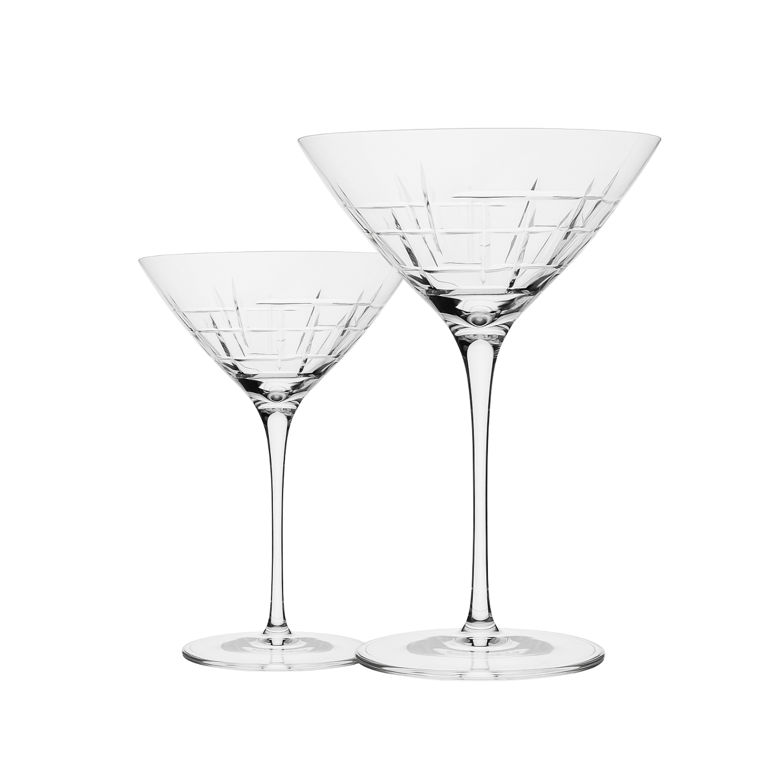 Jogo de 2 Taças de Cristal para Dry Martini Mozart Crystal By Frederico Strauss - 280ml - Country Club 30