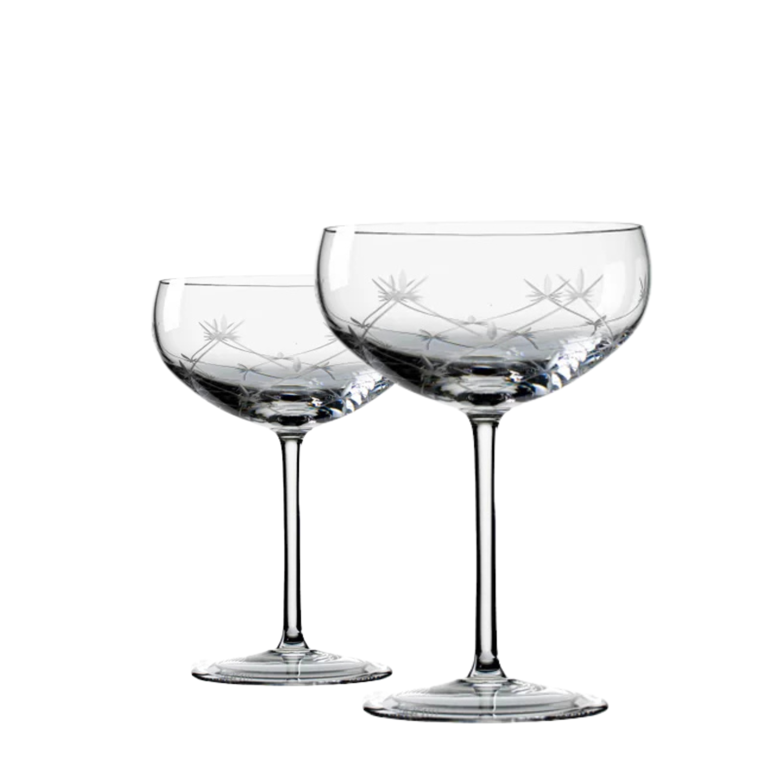 Jogo de 2 Taças de Cristal Coupé para Champagne Mozart Crystal By Frederico Strauss - 285ml - Sinfonia 19