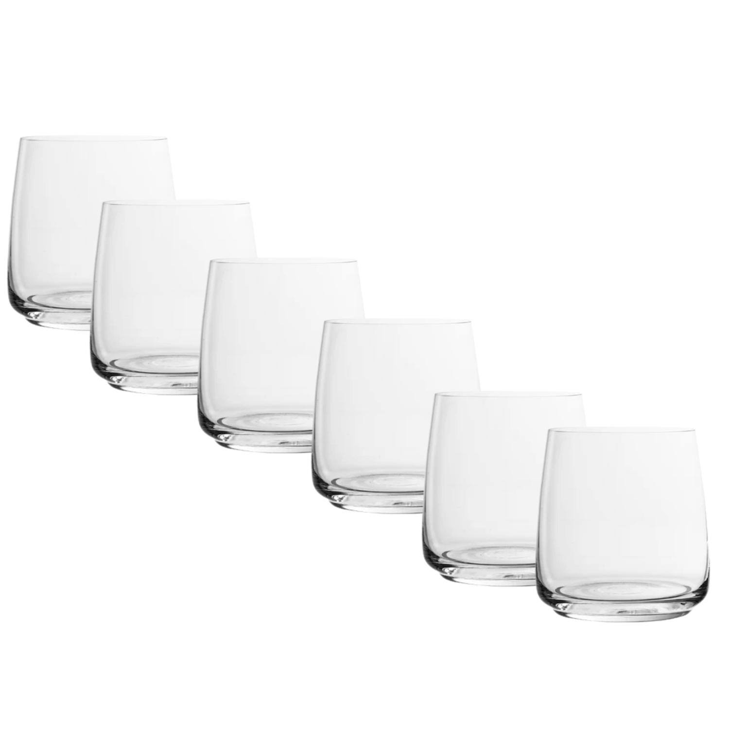 Jogo de 6 Copos de Cristal para Whisky Mozart Crystal By Frederico Strauss - 350ml - Amaité Praia