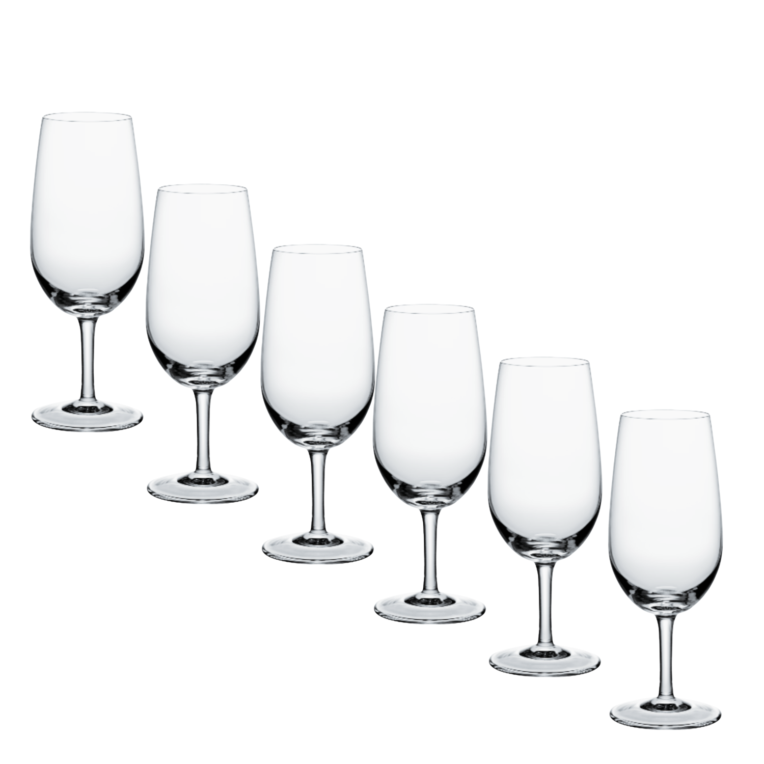 Jogo de 6 Taças de Cristal Sommelier ISO Oficial Mozart Crystal By Frederico Strauss - 215ML- SINFONIA