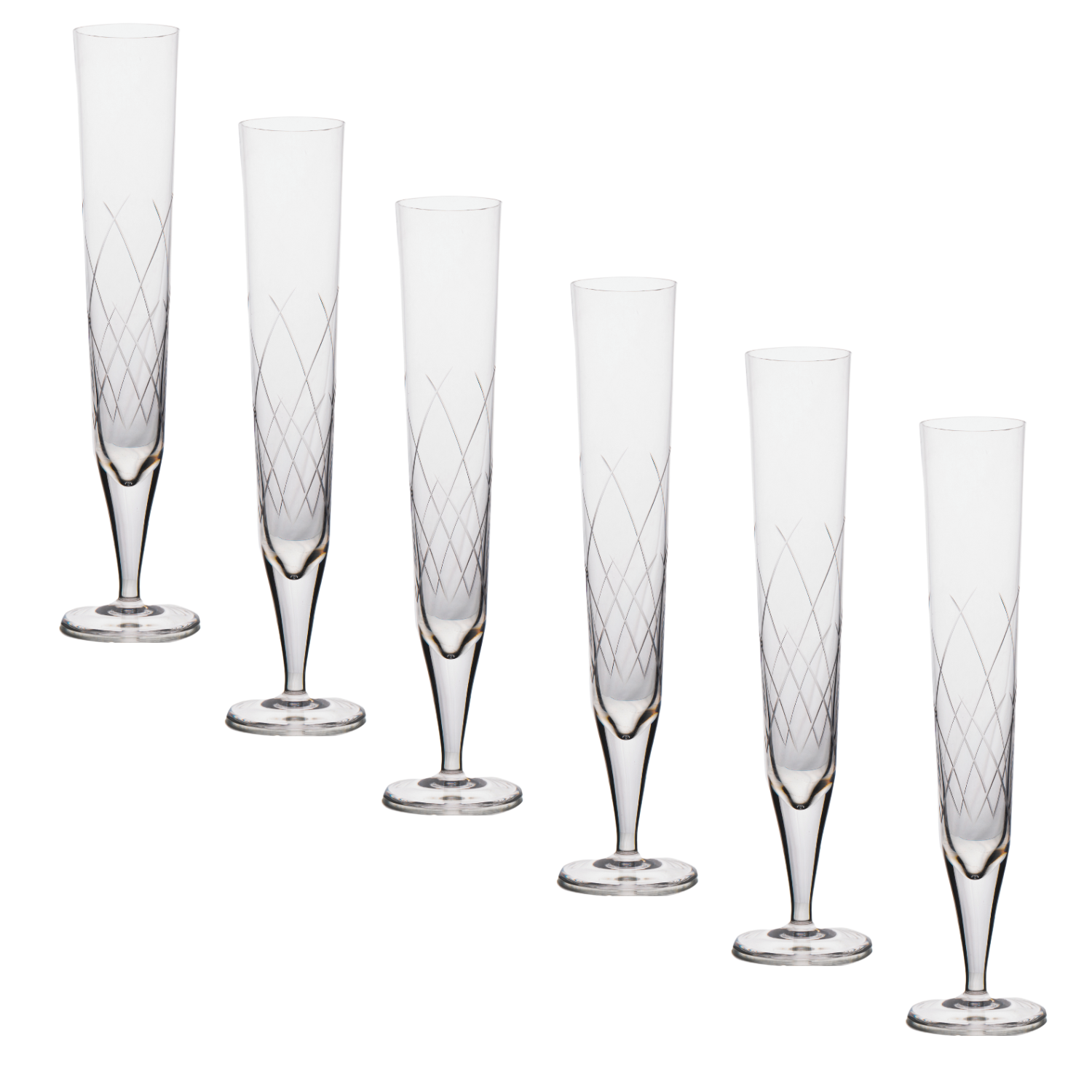 Jogo de 6 Taças de Cristal Vivaldi para Champagne Mozart Crystal By Frederico Strauss - 200ml - Country Club 29