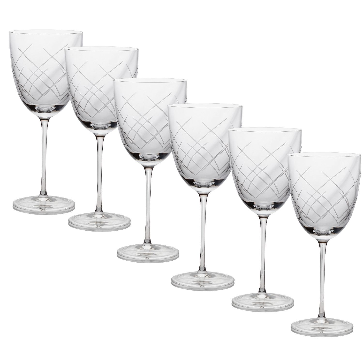 Jogo de 6 Taças de Cristal Vivaldi para Água Mozart Crystal By Frederico Strauss - 500ml - Country Club 29